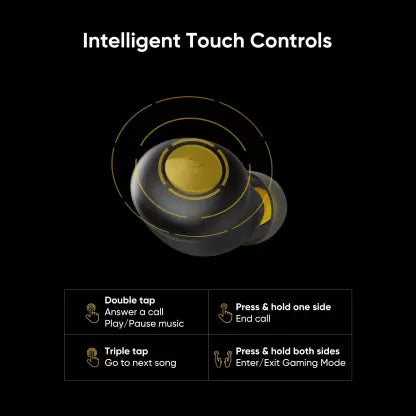 realme Buds Q Bluetooth Headset (Black, True Wireless) realme Buds Q Bluetooth Headset (Black, True Wireless)